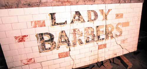 Lady Barbers sign